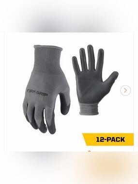Large General Purpose Polyurethane Grip Work Gloves (12-Pack